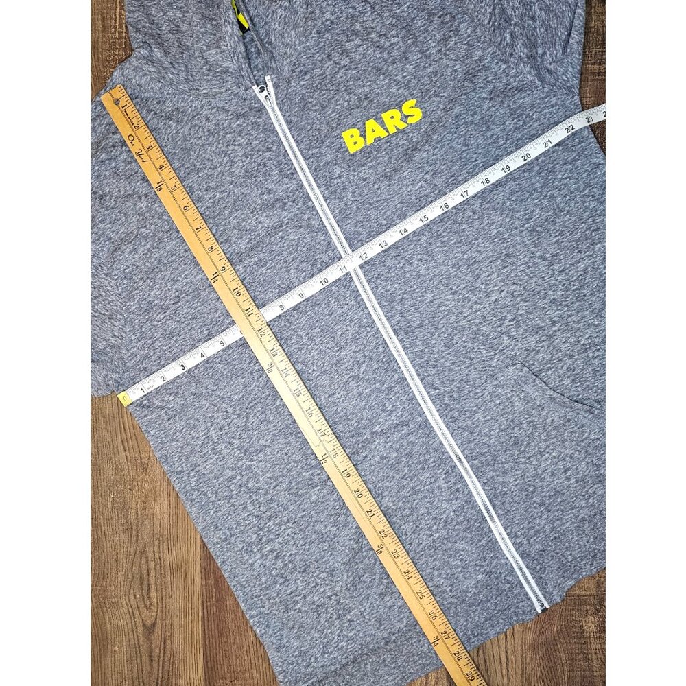 Blue Generation Bars Soft Lightweight Tribled Zip… - image 3